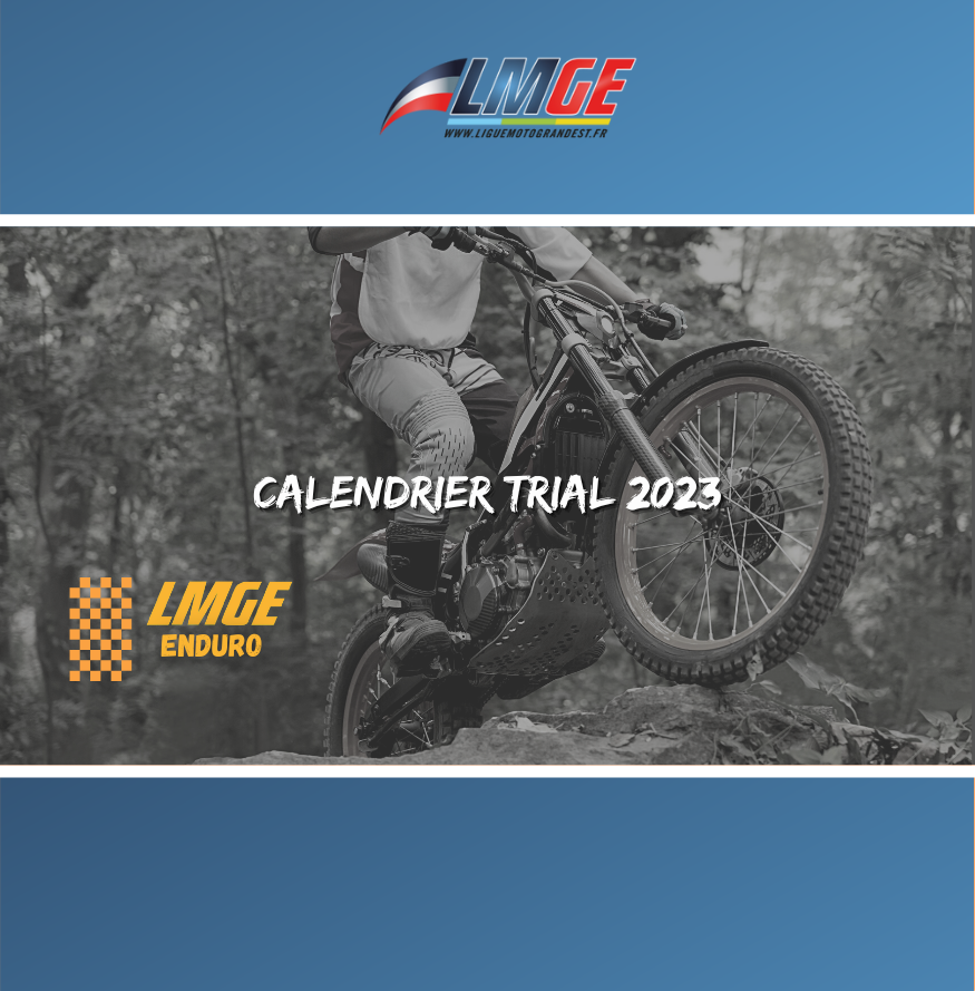 TRIAL – CALENDRIER 2023