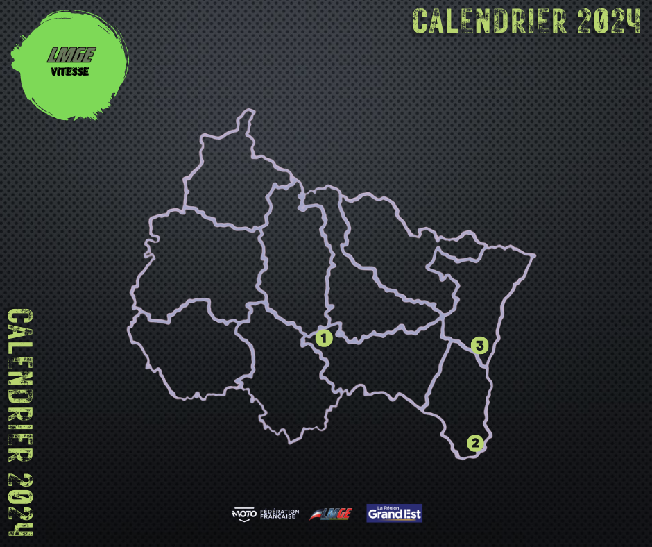 VITESSE - CALENDRIER 2024 - Ligue Motocycliste du Grand Est