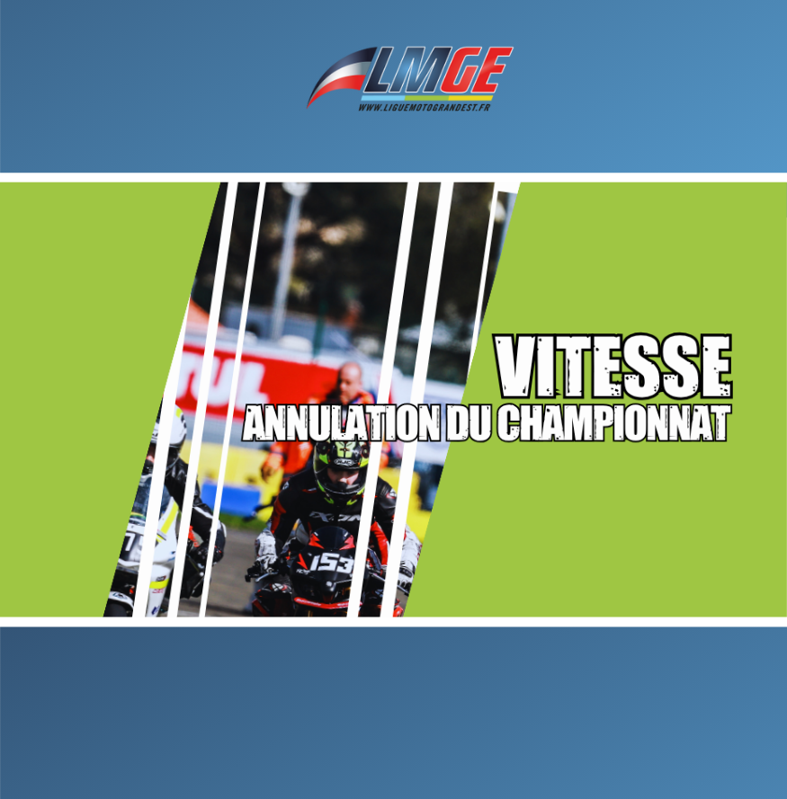 VITESSE – ANNULATION DU CHAMPIONNAT MINI OGP & ENDURANCE 25 POWER